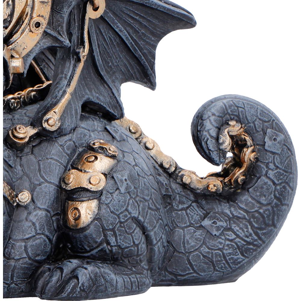 Gearling Black Steampunk Dragon 14.6cm 6