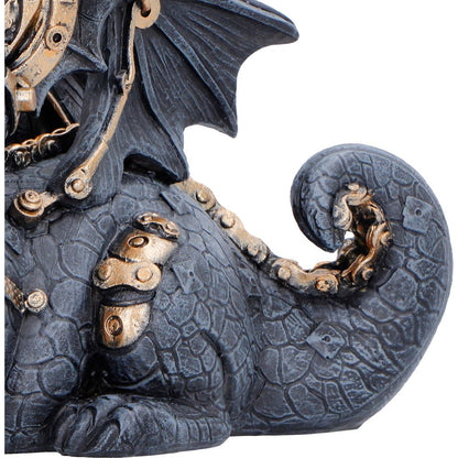 Gearling Black Steampunk Dragon 14.6cm 6