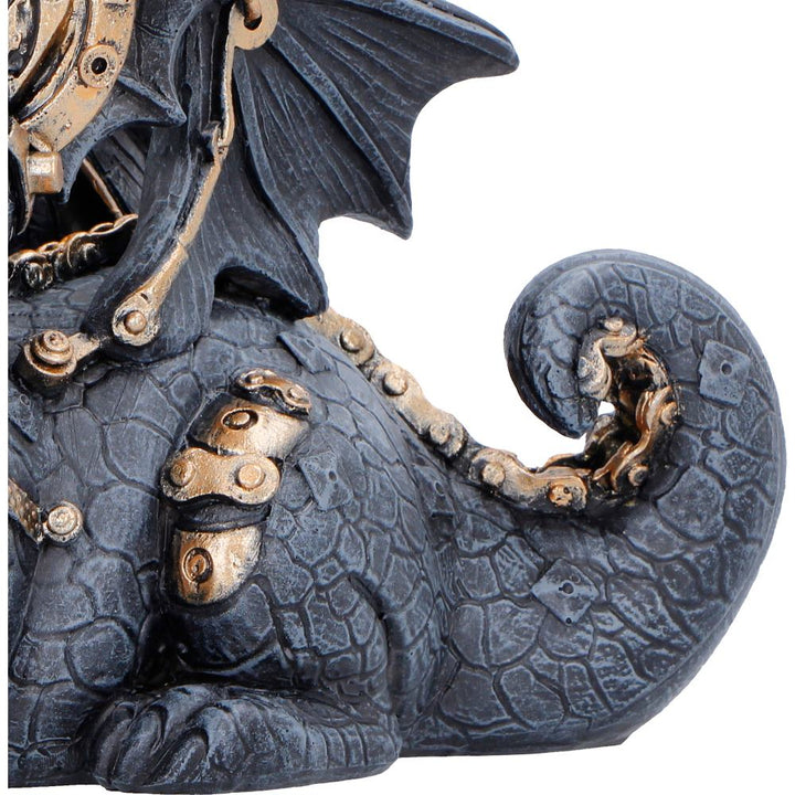 Gearling Black Steampunk Dragon 14.6cm