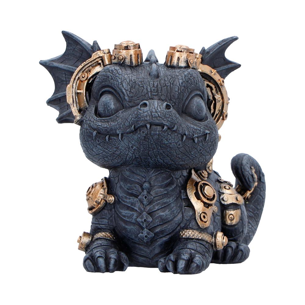Gearling Black Steampunk Dragon 14.6cm 1