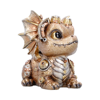 Gearling Gold Steampunk Dragon 15cm 3