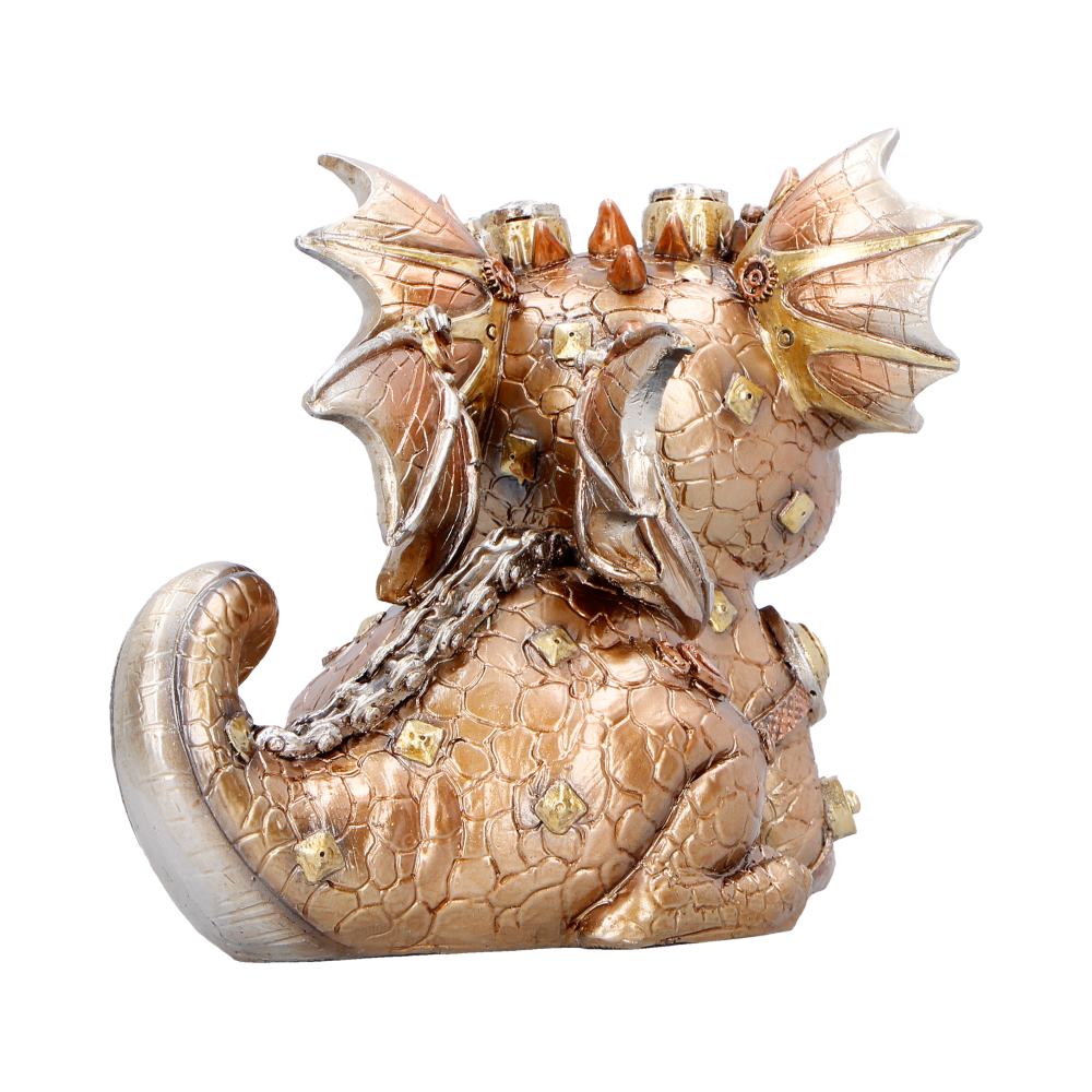 Gearling Gold Steampunk Dragon 15cm 4