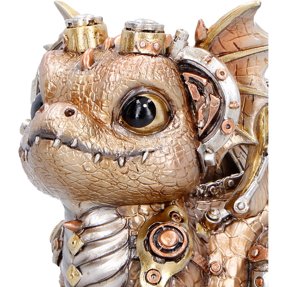 Gearling Gold Steampunk Dragon 15cm 5