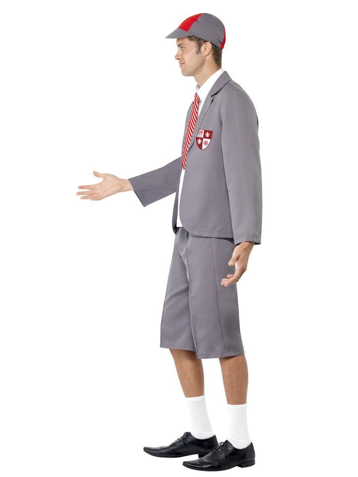 Schoolboy Costume Adult Grey School Uniform