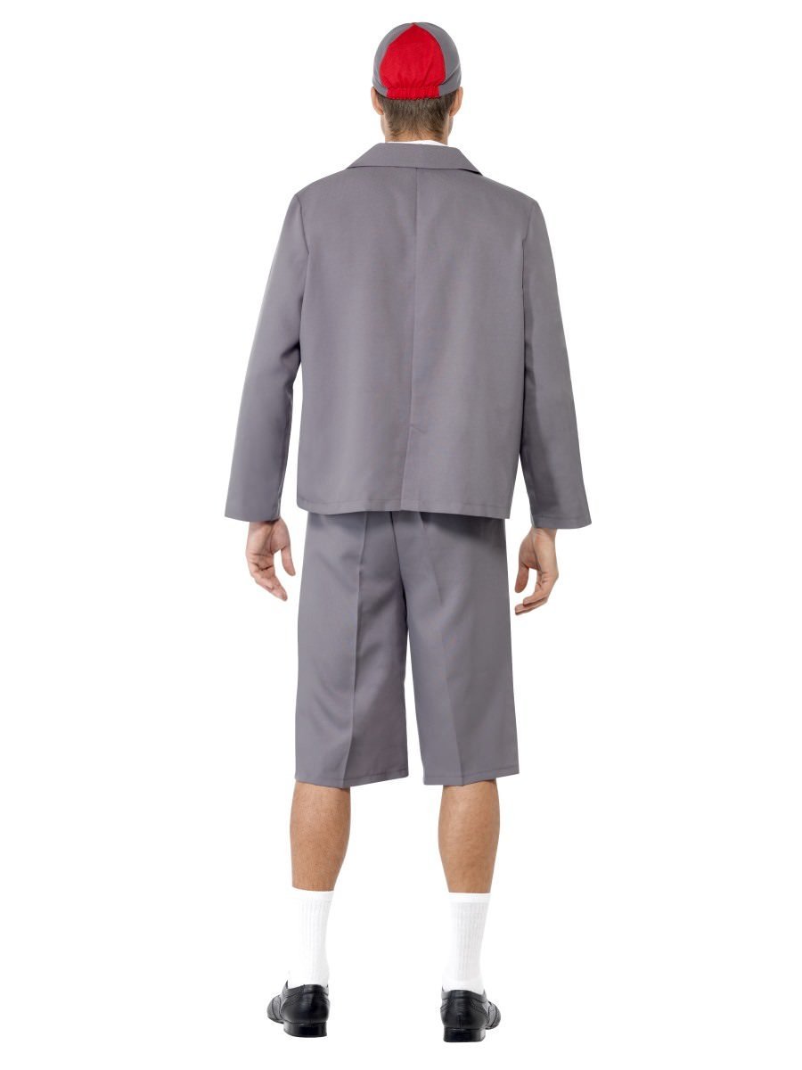 Schoolboy Costume Adult Grey School Uniform 3