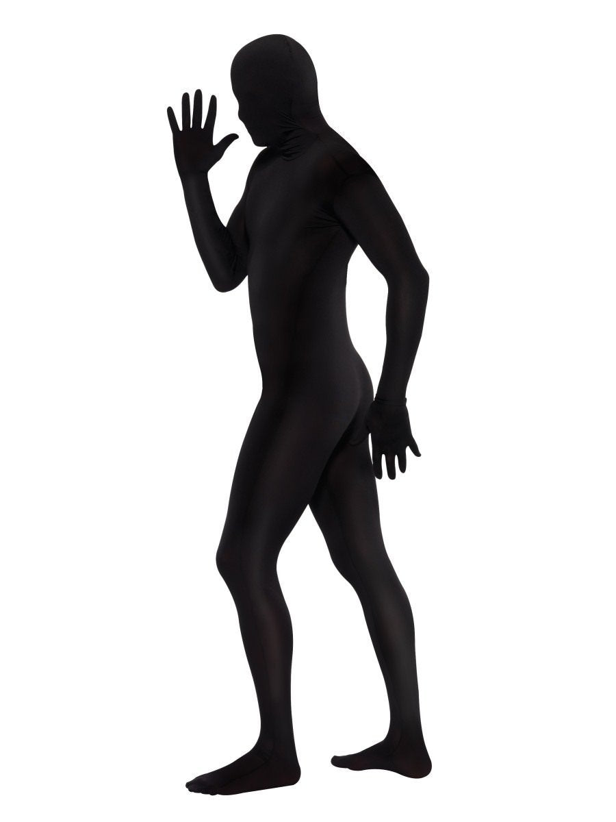 Second Skin Suit Adult Black Morph Party Jumpsuit 2