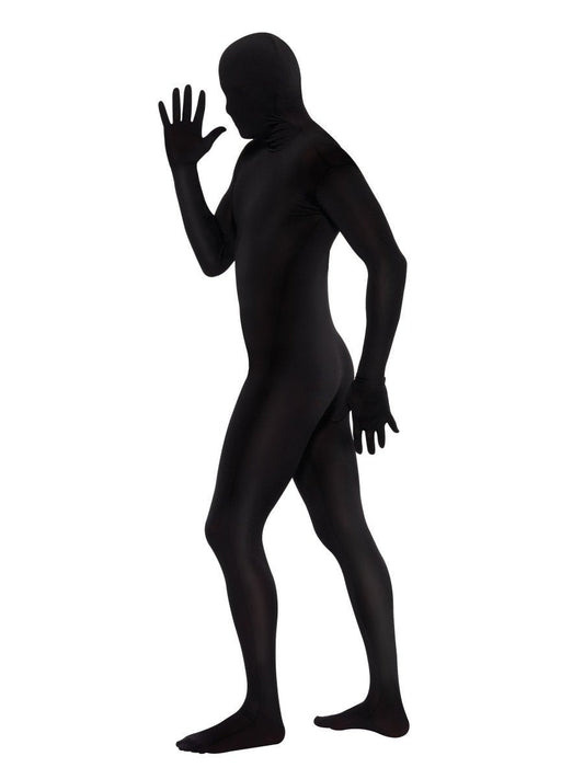 Second Skin Suit Adult Black Morph Party Jumpsuit 2