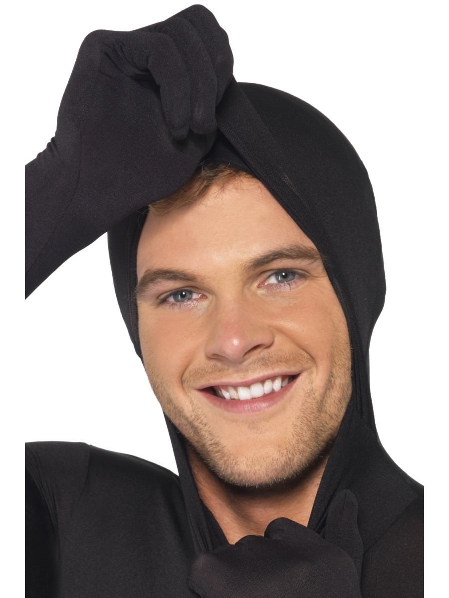 Second Skin Suit Adult Black Morph Party Jumpsuit 5