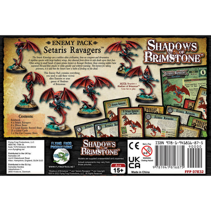 Shadows of Brimstone Setaris Ravagers Enemy Pack Board Game Expansion