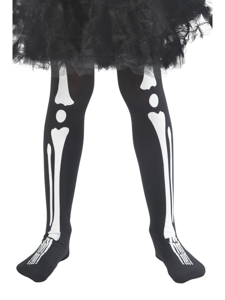 Skeleton Tights Child Black Halloween Costume Accessory