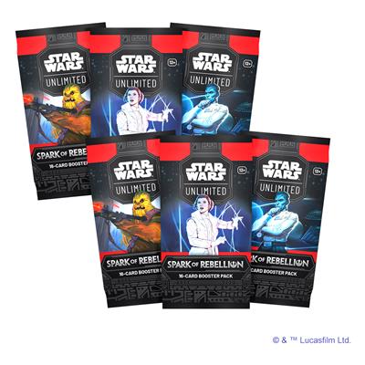 Star Wars: Unlimited Spark of Rebellion Booster Display