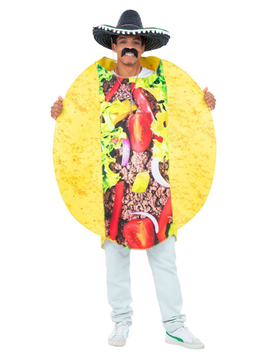 Taco Costume Adult Mexican Food Outfit Fiesta Dress up Tabard 2