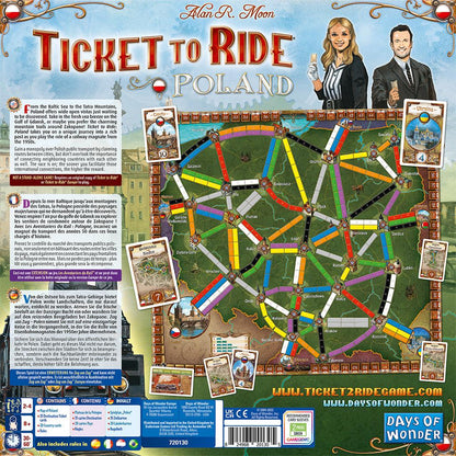 Ticket to Ride Poland Map Collection Board Game