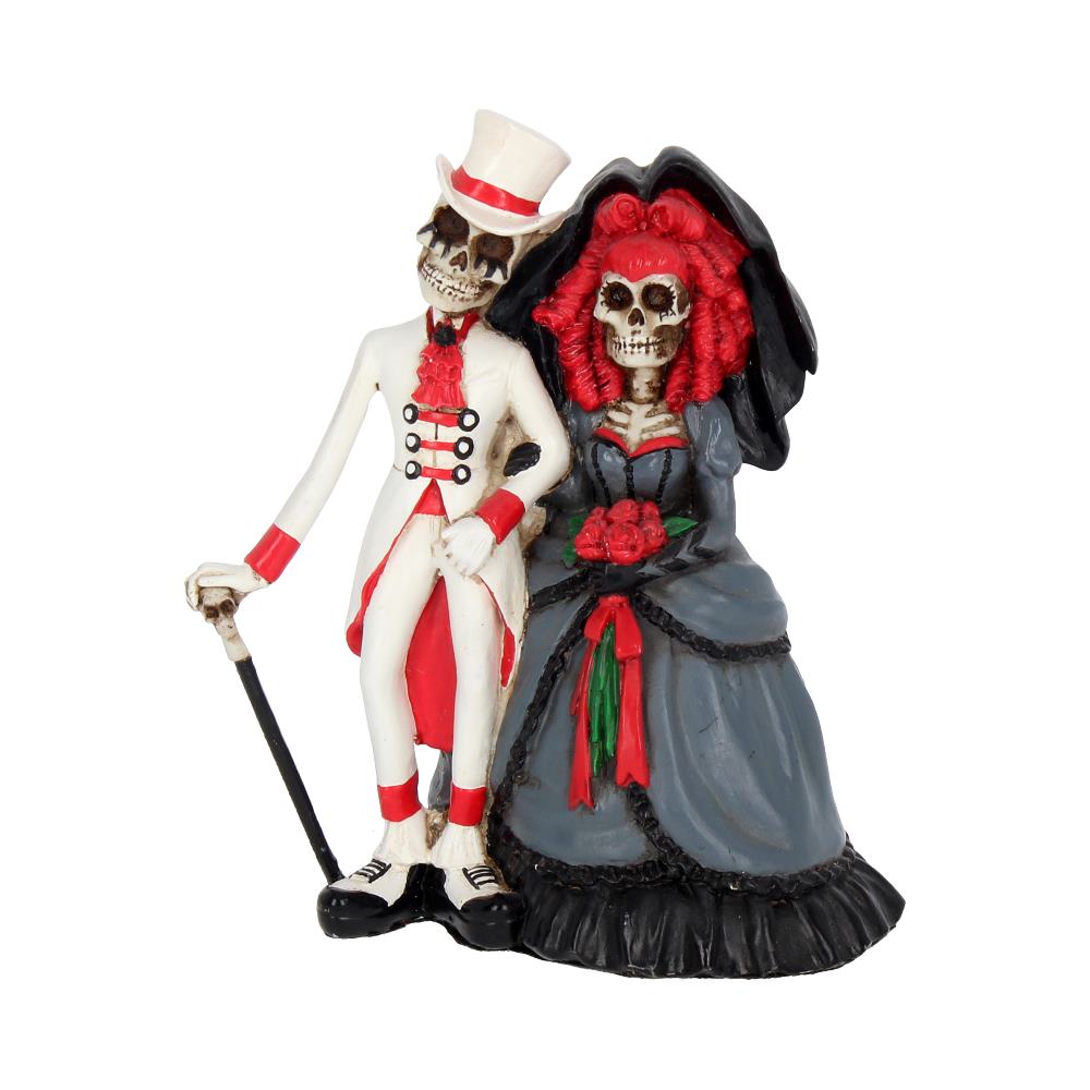 Forever By Your Side Figurine Skeleton Wedding Bride Groom Valentine 14cm 1