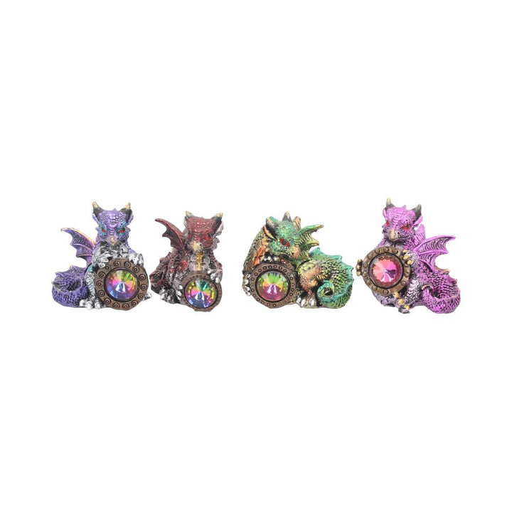 Dragons Reward Set of Four Dragon Figurines Dragons 5.5cm