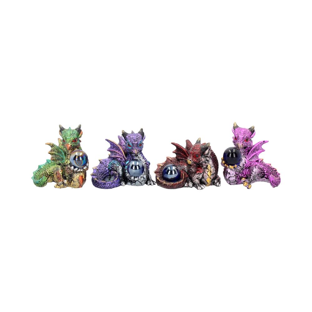 Hatchling Treasures Set of 4 Dragon Figurines 5.5cm 1