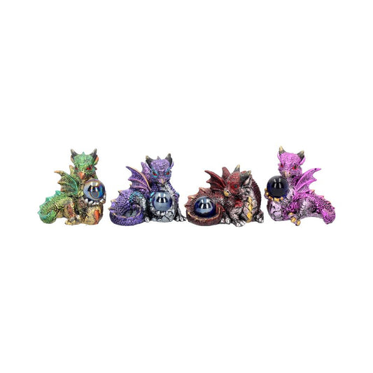 Hatchling Treasures Set of 4 Dragon Figurines 5.5cm 1