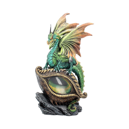Emerald Green Eye Of The Dragon Light Up Figurine 21cm 1