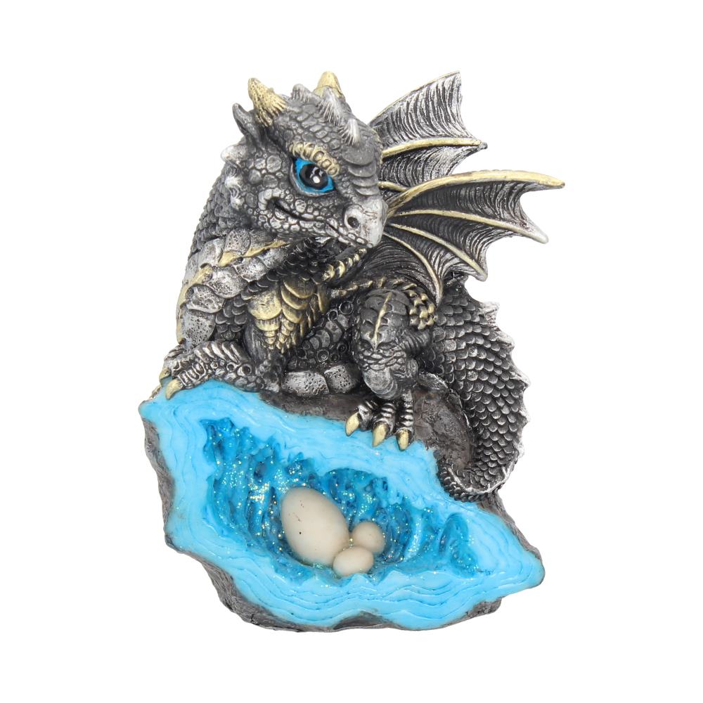 Blue Nest Guardian Dragon Figurine 13cm 1