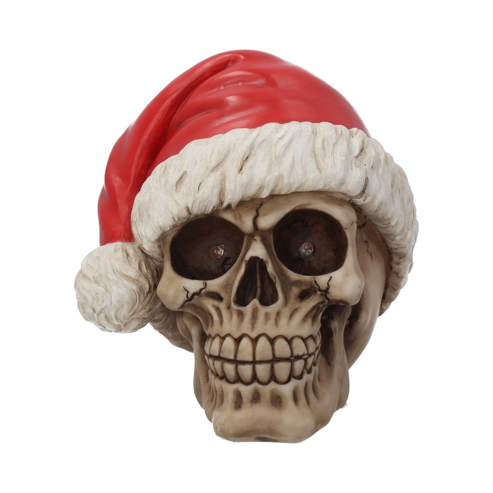 Silent Night Christmas Skull 15.5cm Polyresin Decoration 1