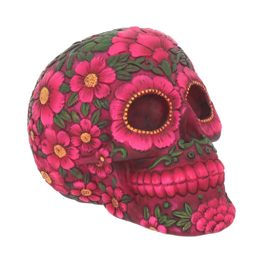 Sugar Blossom Pink Skull 14.5cm 1