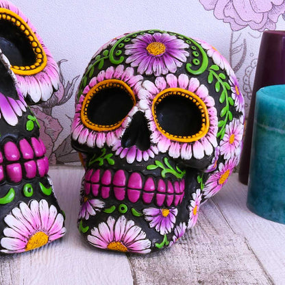Sugar Petal Calavera Skull 14.5cm Day of the Dead 7
