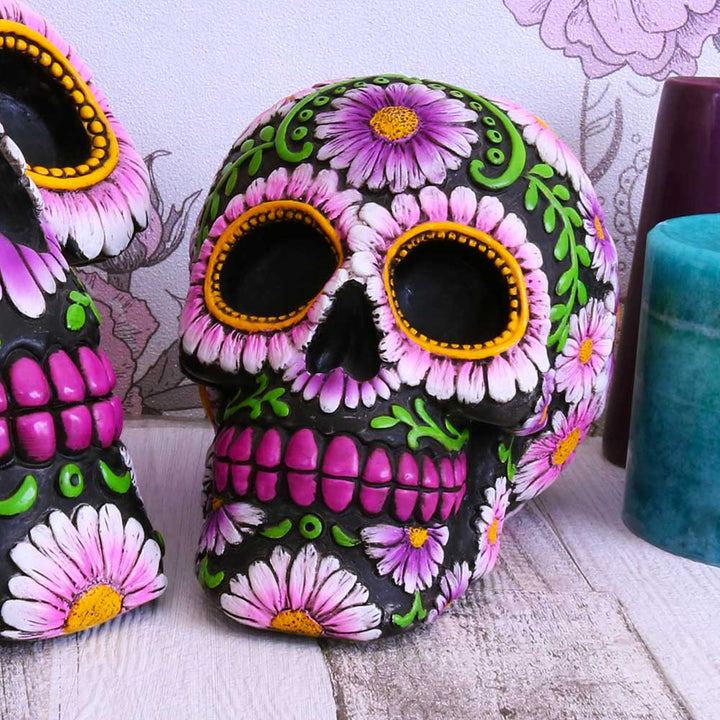 Sugar Petal Calavera Skull 14.5cm Day of the Dead 7