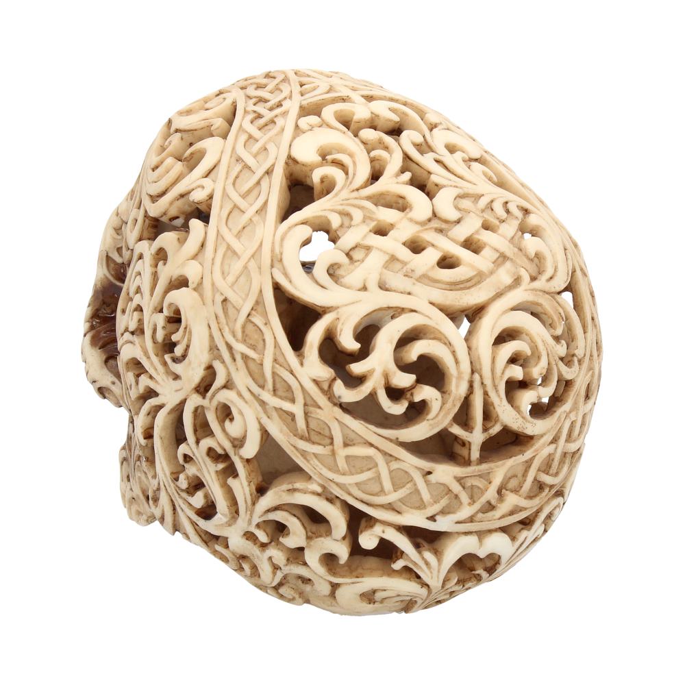 Celtic Decadence Skull 18.5cm Polyresin Statue 4