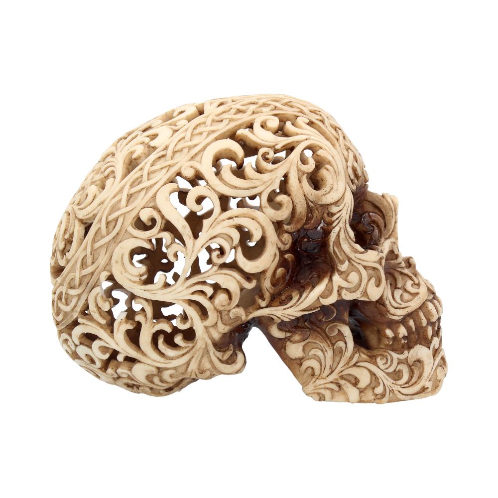 Celtic Decadence Skull 18.5cm Polyresin Statue 6