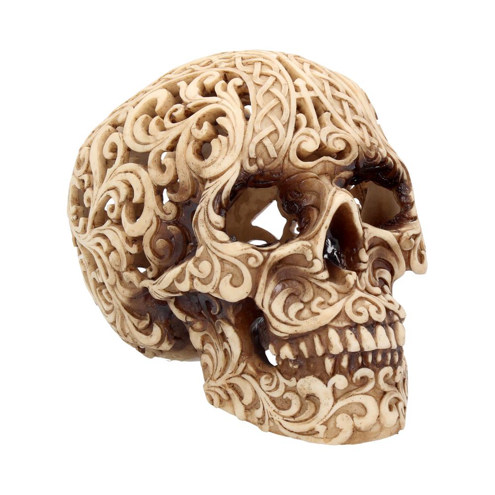 Celtic Decadence Skull 18.5cm Polyresin Statue 1