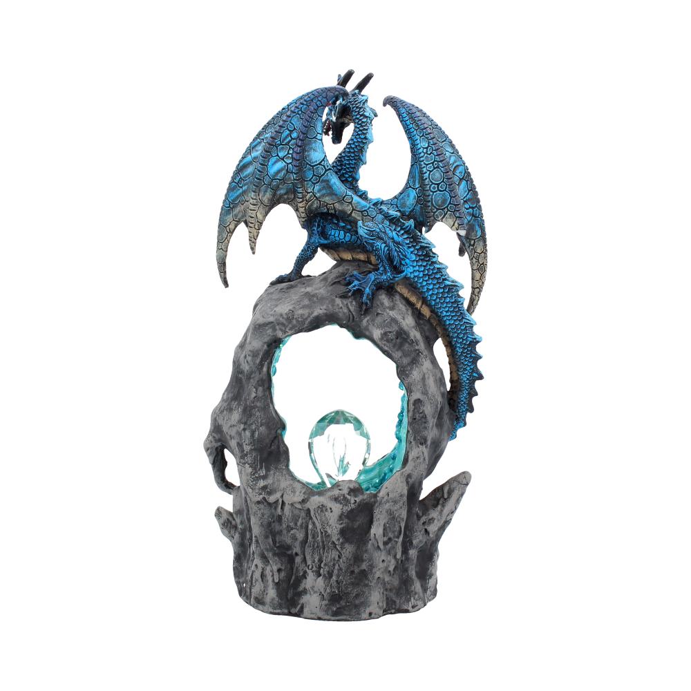 Frostwings Gateway Figurine Blue Dragon Crystal Light Up Ornament Frostwings 27cm 4
