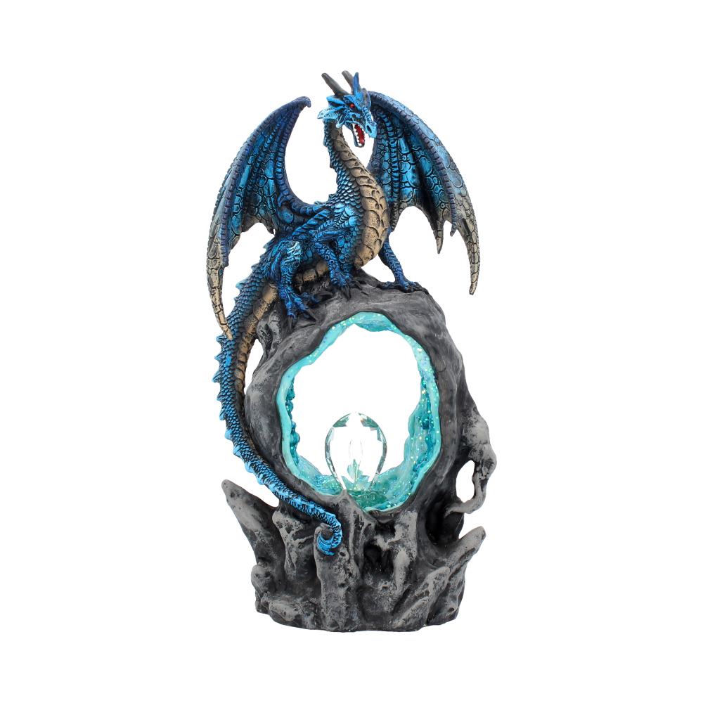 Frostwings Gateway Figurine Blue Dragon Crystal Light Up Ornament Frostwings 27cm 1