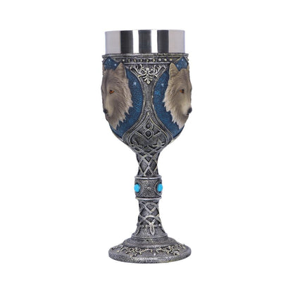 Lone Wolf Grey Animal Goblet 19.5cm Drinking Cup 4