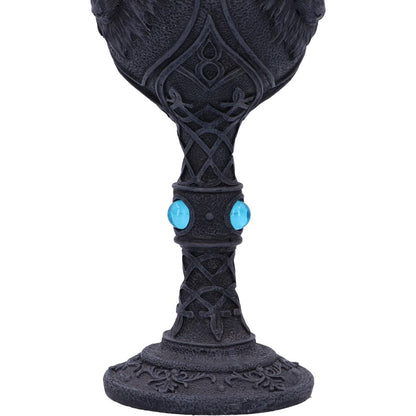 Night Wolf Black Gothic Animal Goblet 19.5cm 5