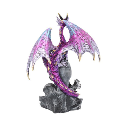 Loyal Defender Figurine Fantasy Gothic Dragon and Skull Ornament 22.5cm 4
