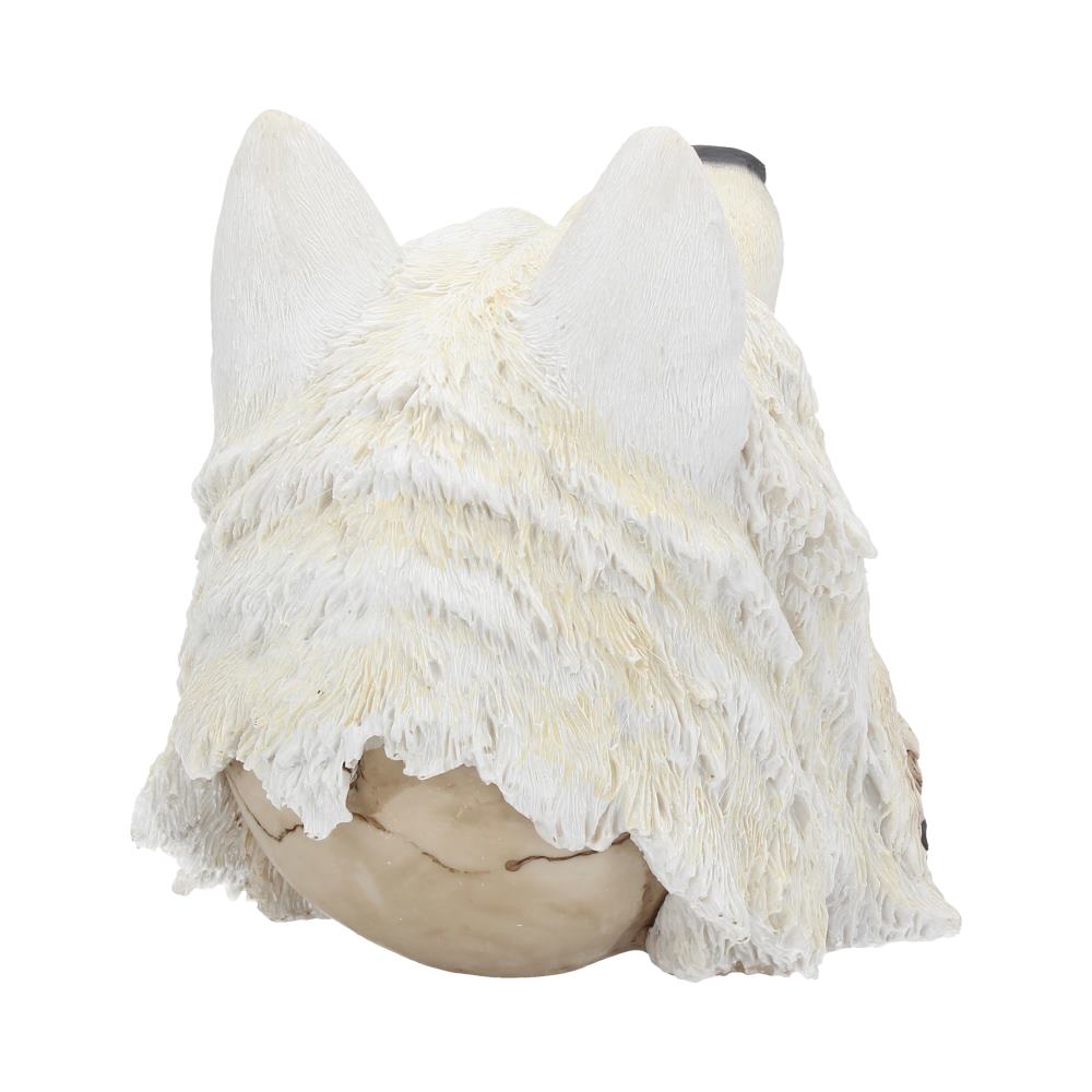 Night Wolf Skull 15.6cm Resin Figure 5