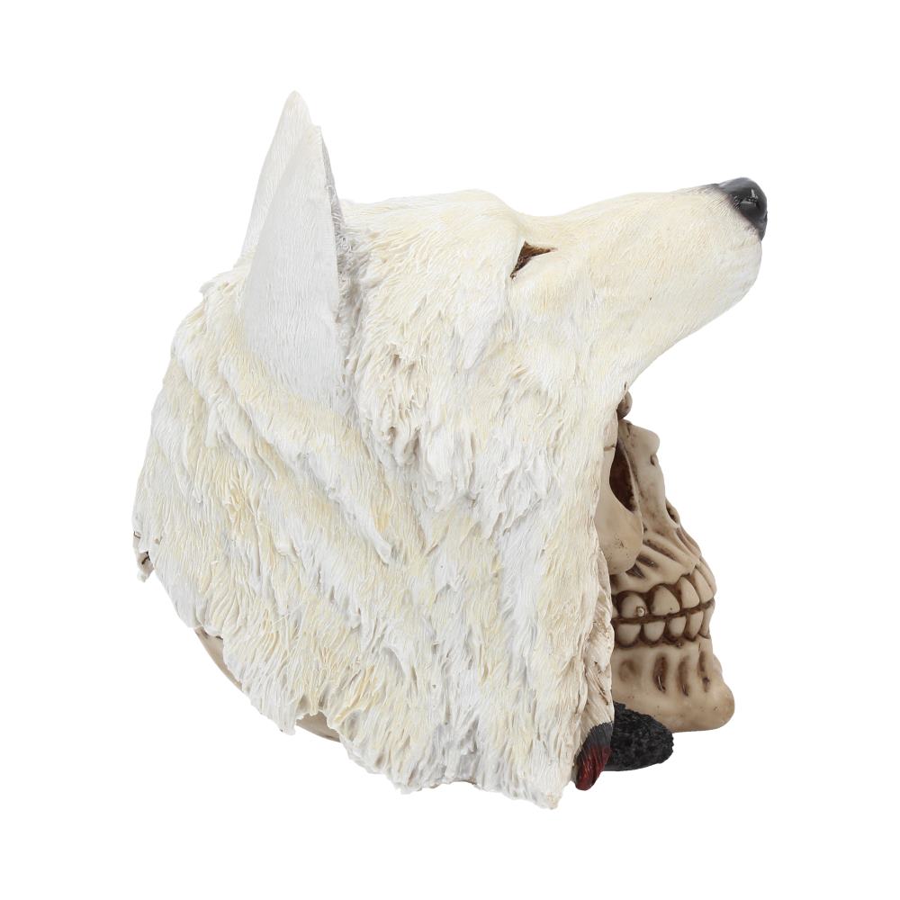 Night Wolf Skull 15.6cm Resin Figure 6