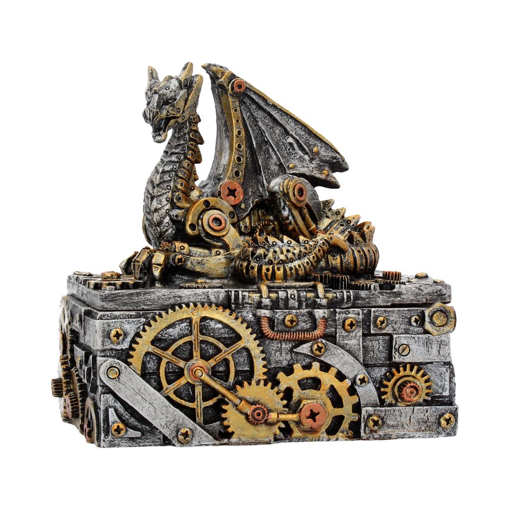 Secrets of the Machine Steampunk Dragon Box 18.5cm Treasure Chest 1