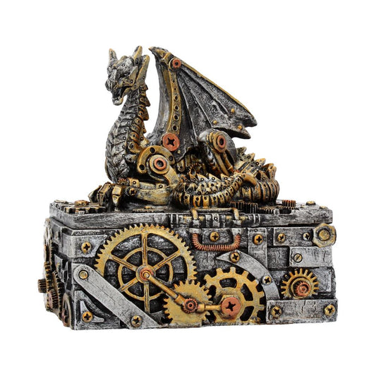 Secrets of the Machine Steampunk Dragon Box 18.5cm Treasure Chest 1