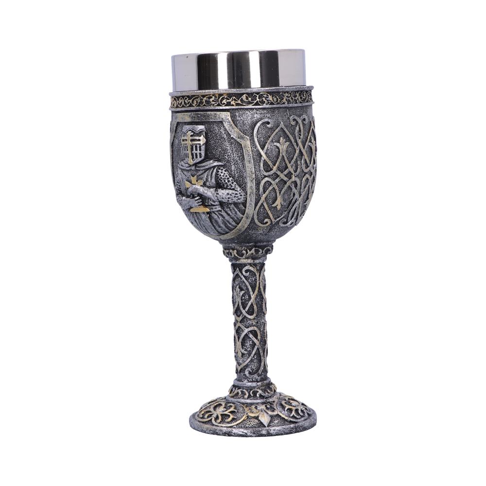 Armoured Medieval Knight Soldier Goblet 19cm 2