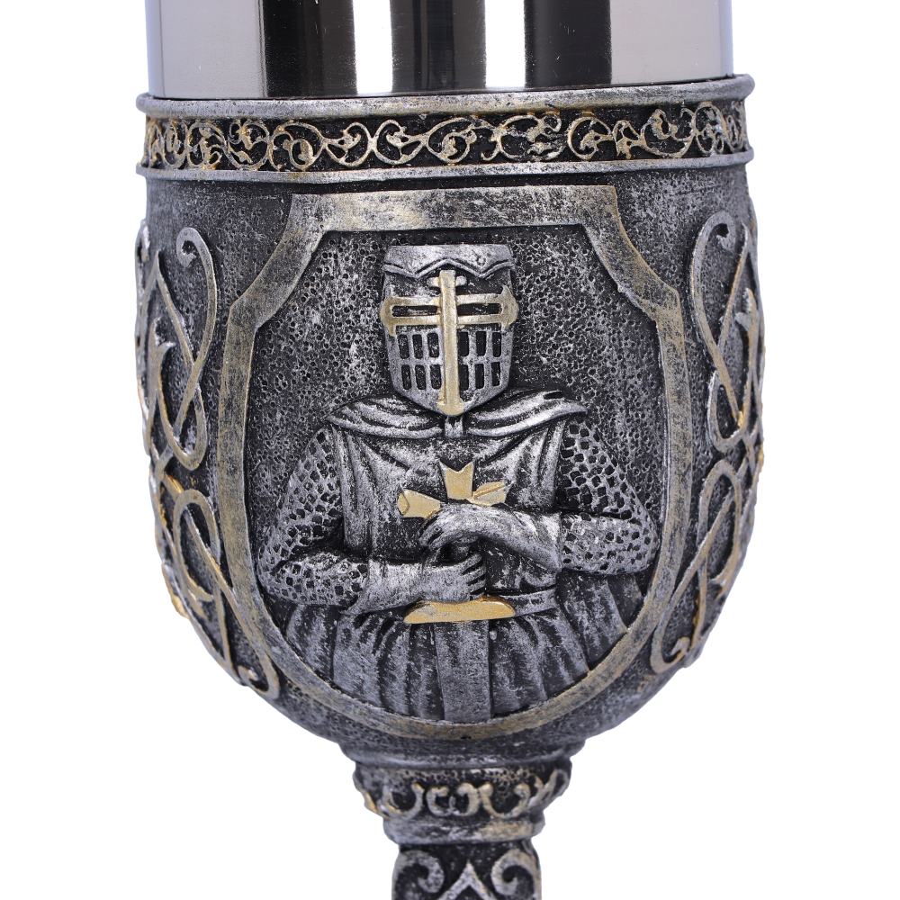 Armoured Medieval Knight Soldier Goblet 19cm 5