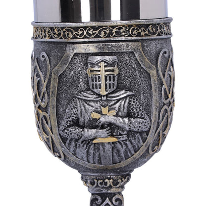 Armoured Medieval Knight Soldier Goblet 19cm 5