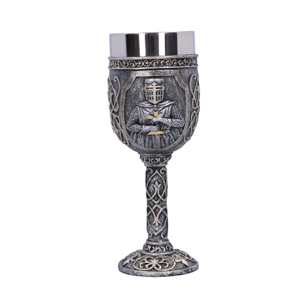 Armoured Medieval Knight Soldier Goblet 19cm 1
