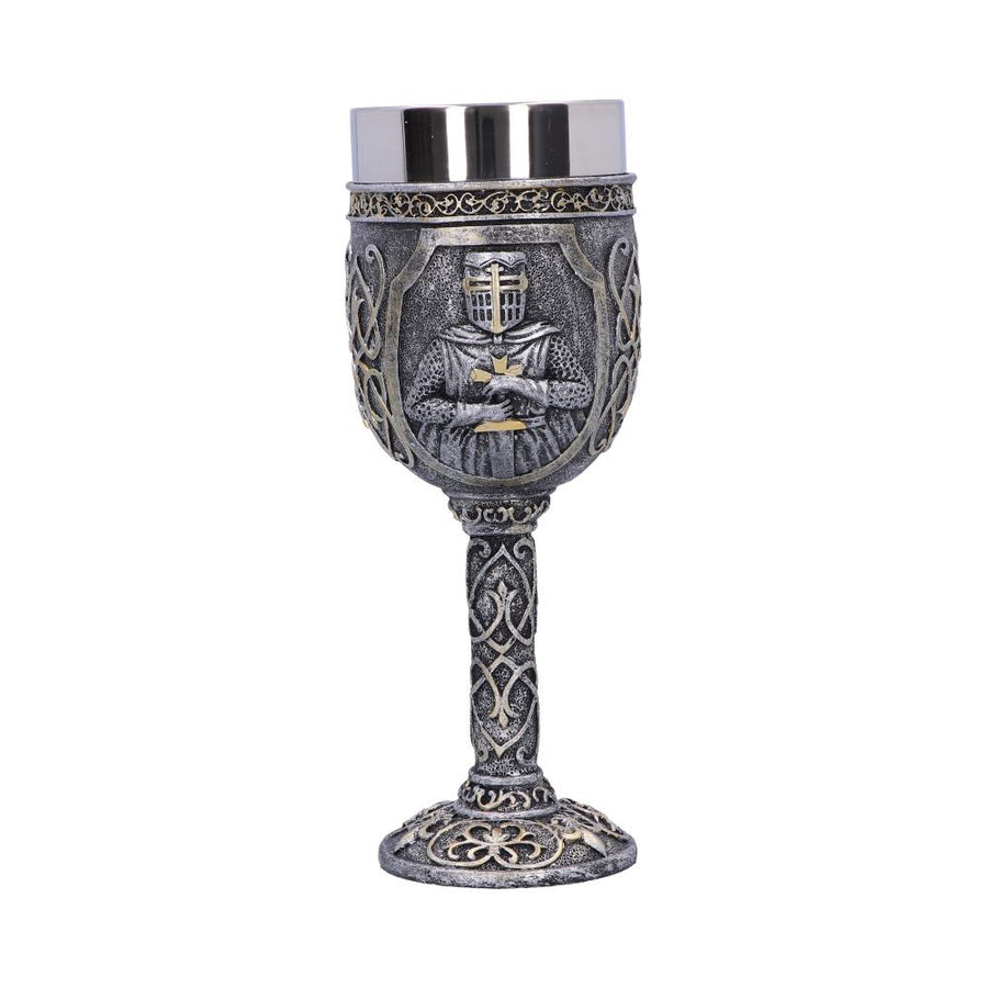 Armoured Medieval Knight Soldier Goblet 19cm 1