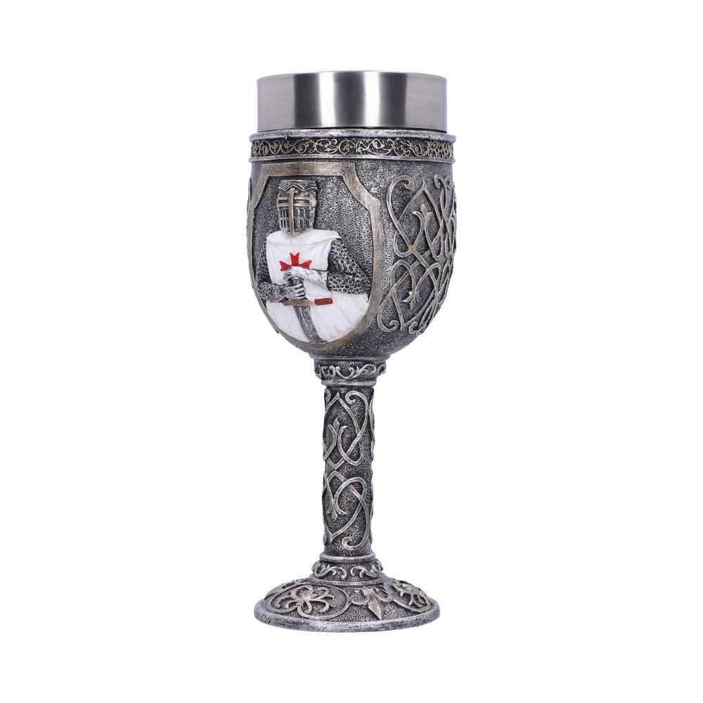 Templars Medieval Knight Goblet 19cm Drinking Mug 2