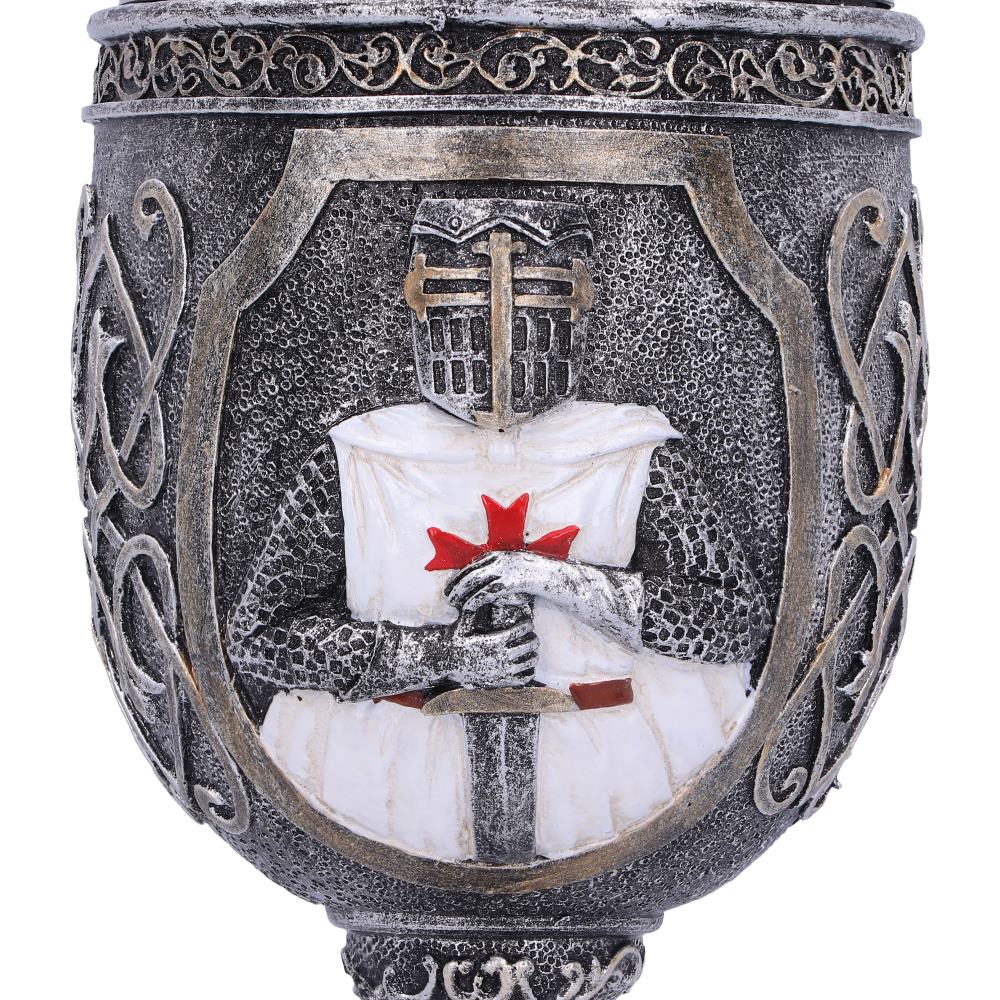 Templars Medieval Knight Goblet 19cm Drinking Mug 6