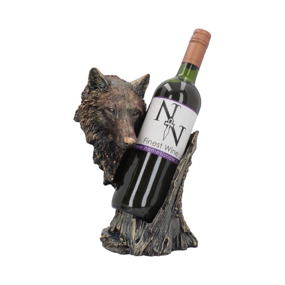 Call of the Wine Bronze Wolf Bottle Holder 26cm 1