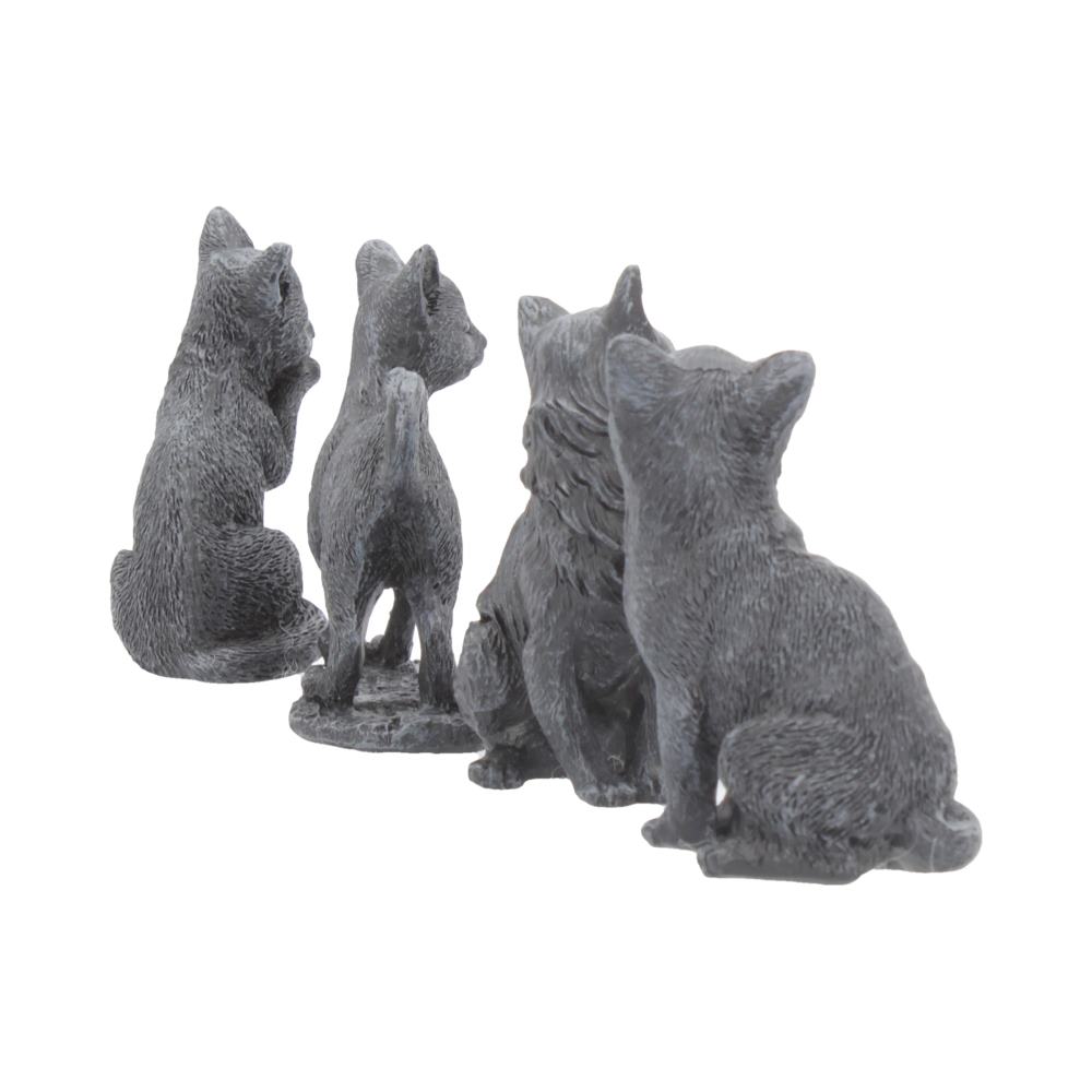 Adorable Lucky Black Cats 9cm Figures Display of 24 5