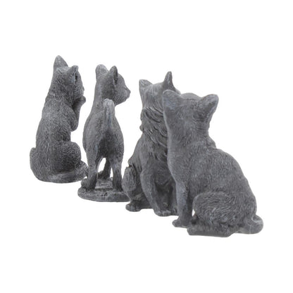 Adorable Lucky Black Cats 9cm Figures Display of 24 5