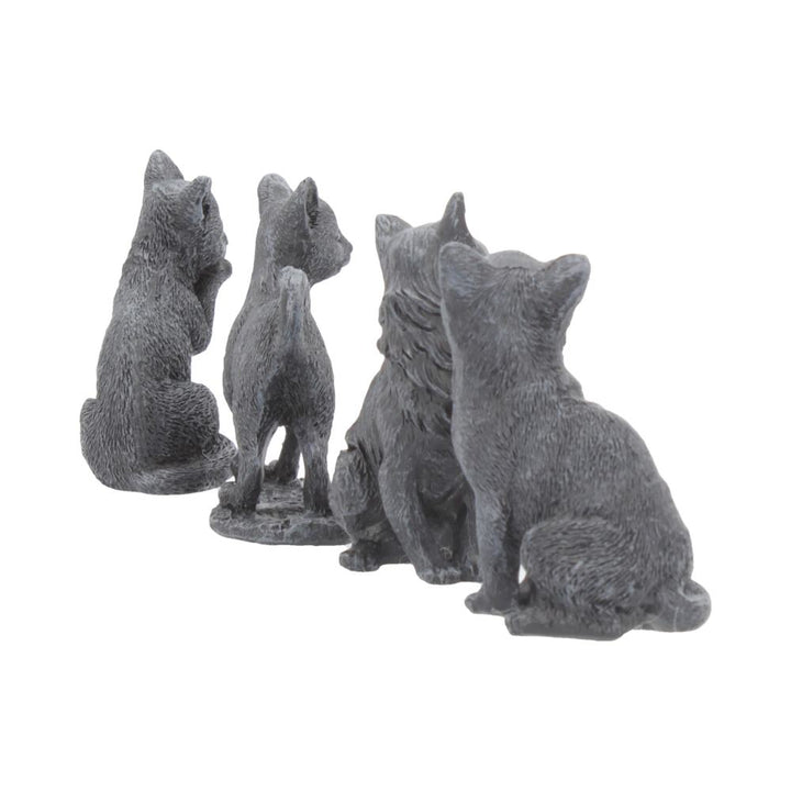 Adorable Lucky Black Cats 9cm Figures Display of 24 5